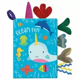 Ocean Fun - Cloth Crinkle Book I Tails Crinkle Cloth Book for Infants and Toddlers